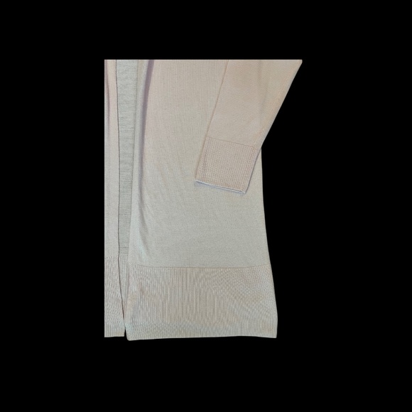 Susan Graver Rayon Blend Open Front Long Cardigan-Size Large-Pink - Picture 5 of 6